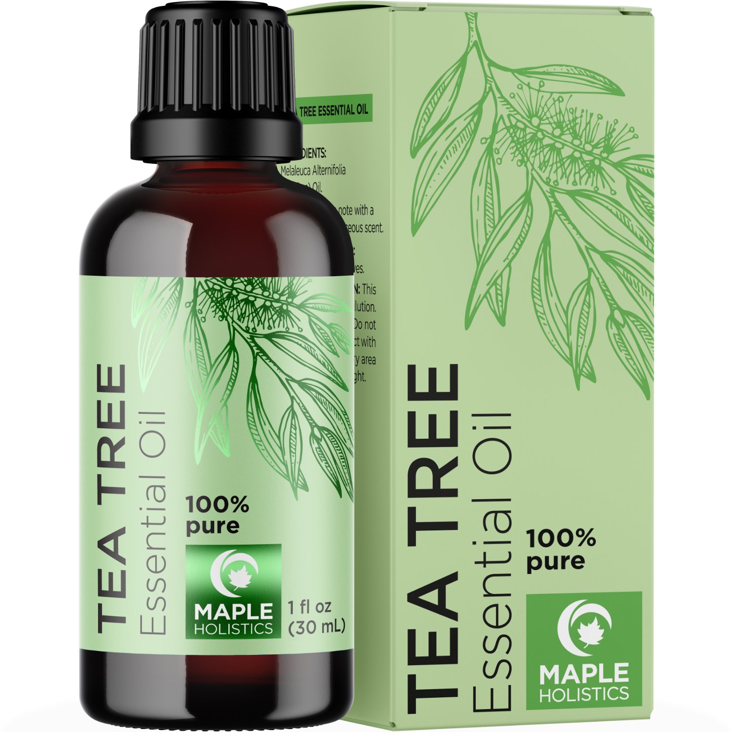 Maple Holistics Tree Essential Oil for Hair, Skin & Diffuser, 1fl oz Walmart.com