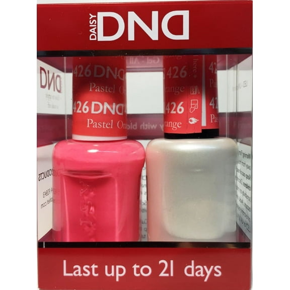 DND Nail Polish Gel & Matching Lacquer Set (426 - Pastel Orange)
