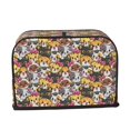 thumbnail image 2 of Haiem Cute Cat Cartoon Print Toaster Covers 2 Slice Wide Slot,Bread Dust Cover & Fingerprint Protection,Bread Machine Cover,Appliance Covers, 2 of 7