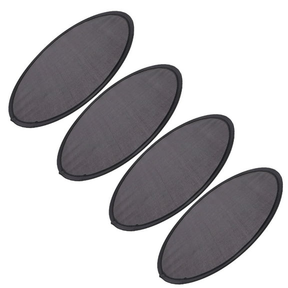 Clispeed Round Foldable Hand Fan Black for Travel and Romantic Decorations