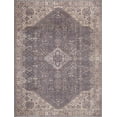 thumbnail image 4 of Hauteloom Seok Living Room, Bedroom Machine Washable Area Rug - Traditional Bohemian Carpet - Boho Vintage Distressed - Brown, Beige, Gray - 5'3" x 7', 4 of 16