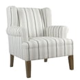 thumbnail image 3 of HomePop Emerson Wingback Accent Chair, 3 of 7