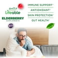 thumbnail image 3 of Lifeable Sugar Free Elderberry Gummies with Vitamin C and Zinc | Great Tasting Sambucus Elderberry Immune Support Supplement | Kosher, Vegan, Non GMO black elderberry for adults | 60 Gummies, 3 of 8