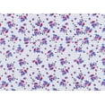 thumbnail image 2 of Zelouf Print On Challis  , Sewing, DIY, Crafts Fabric by the Yard, 164 Wht/lilac, 1 Yard, 2 of 2