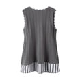 thumbnail image 4 of Fewfanhot Hauts Tendance pour Femmes 2026 Col en V Été à Rayures Imprimé Sans Manches Hauts Amples Camisole, 4 of 6