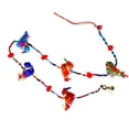 thumbnail image 3 of Door Hanging Decorative Cotton Multi Color Hanging 5-Beads and Bell Tota Decoration 2 Layer Size - 96 cm, 3 of 5