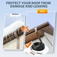 thumbnail image 5 of HEATIT HIRD 100 feet 5 Watts Per Foot Roof & Gutter Snow De-Icing Cable, 5 of 8