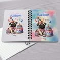 thumbnail image 4 of Happy Birthday Cute Puppy Pug with Cake Gifts Party Hat Spiral Bound Journal Dog Lover Gifts 5x7in Spiral Notebook - 00029, 4 of 5