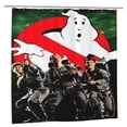 thumbnail image 3 of Shower Curtain Cartoon Art Bath Shower Curtains with 12 Hooks, Waterproof Washable Polyester Bathroom Home Decor Set 72x72 Inch, Plastic, 3 of 8