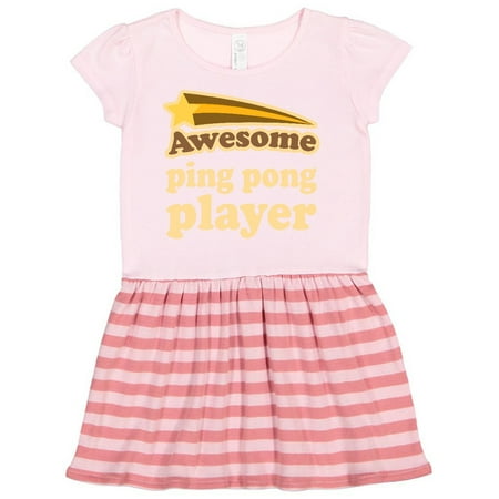 

Inktastic Ping Pong Player Awesome Gift Toddler Girl Dress