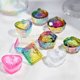 thumbnail image 4 of Aurora Colorful Nail Art Glass Brush Cleaning Glass Cup Powder Crystal Dish Wash Pen Bowl With Lid Manicure Holder Salon Tool, 4 of 7