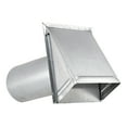 thumbnail image 4 of Lambro 6-In. 26-Gauge Galvanized Steel Wall Exhaust Hood Bath Vent with Damper, Wire Mesh Screen, and 11-In. Pipe, 3460GMS-11, 3460GMS-11, 4 of 5
