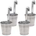 thumbnail image 1 of 4 Pcs Hanging Pots For Plants Balcony Hanging Pot Zinc Flower Pot-1, 1 of 4