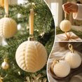 thumbnail image 4 of AOMXGD Christmas Decorative Plastic Balls, Flocked Hanging Ornament Balls for Christmas Tree, Multi‑Scene Holiday Hanging Decor Supplies, 4 of 5