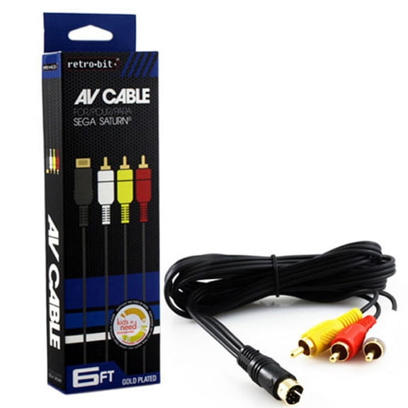 Saturn Gold Plated AV Audio Video Cable [Retro-Bit]