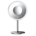 thumbnail image 6 of Impressions Vanity Luxe Tabletop Tri Tone LED Makeup Mirror with 10x Magnification (Silver), 6 of 11