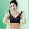 thumbnail image 4 of Bras for Women GaThRRgYP Woman's Fashion Solid Color Comfortable Lace Bra Underwear Bowknot No Rims, 4 of 9