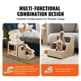 thumbnail image 6 of Pet Bunk Bed with Stairs for Dogs & Cats - Indoor Window Perch, Bedside Pet Furniture, 6 of 11