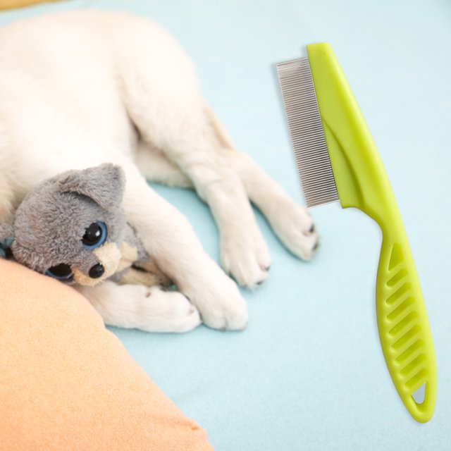 Peine de pelo para perros, cepillo multifuncional para eliminar piojos de perros, herramienta de aseo para perros y gatos Hugtrwg Para estrenar