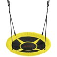thumbnail image 2 of Upper Bounce Swingan - 37.5 Super Fun Nid Swing avec des Cordes Réglables - Conception de Siège en Tissu Solide - Jaune, 2 of 2