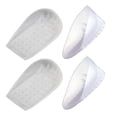 thumbnail image 1 of 2 pares de taloneras de silicona para fascitis plantar, alivio del dolor de talón, protectores de gel para pies doloridos, plantillas para tendinitis de Aquiles., 1 of 8