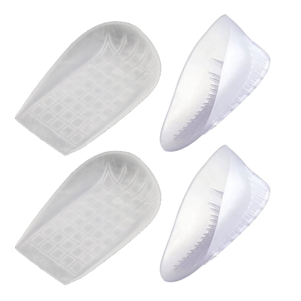 2 pares de taloneras de silicona para fascitis plantar, alivio del dolor de talón, protectores de gel para pies doloridos, plantillas para tendinitis de Aquiles.