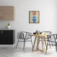 thumbnail image 4 of Stupell Industries Eat Vintage Striped Stamp Lettering Kitchen Sign Graphic Art Metallic Gold Floating Framed Canvas Print Wall Art, Design by Graffitee Studios, 4 of 5