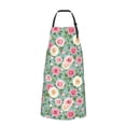 thumbnail image 2 of Picia Rose Flowers Waterproof Apron for Unisex Adult - Adjustable Bib Apron with Pockets, Ideal for Cooking, Gardening, Painting, and Household Chores, 2 of 9