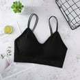 thumbnail image 3 of Brasier Tela de Mantequilla Sujetadores Deportivos con Tirantes Dobles y Almohadillas para Los Hombros para Mujer Unitalla, 3 of 3