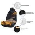 thumbnail image 6 of Honeii Elegant Lady With Hat for Car Seat Covers Full Set, Seat Covers for Cars, Car Seat Protector Waterproof, Leather Car Seat Cushion-2 PCS, 6 of 9