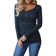 thumbnail image 2 of Slim Fit Women Long Sleeve T-shirt Basie Tees, 2 of 5