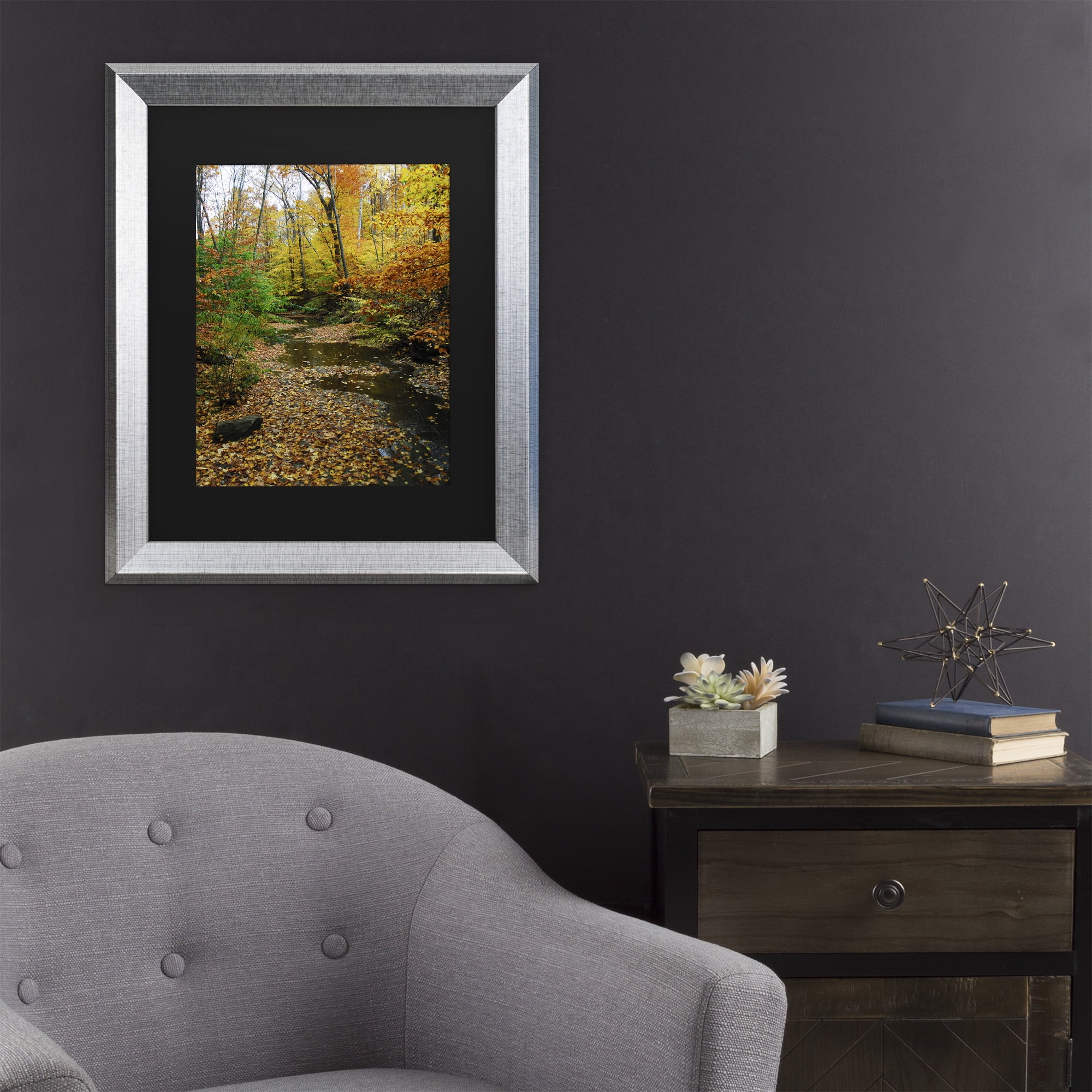 Trademark Fine Art 'Autumn Stream' Canvas Art by Kurt Shaffer
