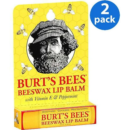 Burts Bees Beeswax Lip Balm, 1.5 oz (Pack of 2)