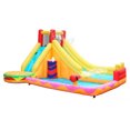 thumbnail image 1 of Castillo Parque Acuático Inflable “Burguer Party Park” (Bomba de Aire y mochila de transporte incluidos), 1 of 4