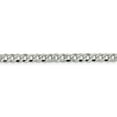 thumbnail image 3 of 925 Sterling Silver 4.5mm Beveled Curb Chain 16 Inch, 3 of 5