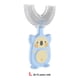 thumbnail image 5 of Bearachild Cepillo de Manual de silicona en forma de U para niños, boca entera, bebé de doble cara con boca dental, cabezal de cepillo Suministros de limpieza para el hogar azul L Bearachild HA009121-07, 5 of 6