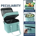 thumbnail image 4 of Lisa Lunch Soft Cooler 20/36 Can, Insulated Bag Portable Ice Chest Box for Lunch, Beach, Drink, Beverage, Travel, Camping, Picnic, , Trips, Cooler Leak-Proof, 4 of 6