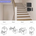 thumbnail image 2 of (4 pzs) AVEDISANTE Lampara Exterior Pared, 12W Impermeable IP65, &Aacute;ngulo de haz Ajustable Hacia Arriba y Hacia abajo, Luz Exterior Pared, Lamparas Para Exterior de Casas pared, Dormitorio, P, 2 of 7
