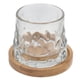 thumbnail image 1 of Rotatable Whiskey Glasses with Sturdy Wood Base for Home Use High Transparency Glass Multi Color 1 Set, 1 of 5
