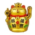 thumbnail image 2 of Lucky Cat Ornament Office Solar-Powered Vivid Automatic Waving Car-Mounted, 2 of 11