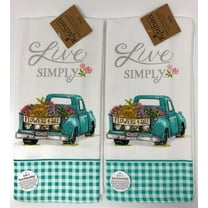 Live Simply Truck Dual Purpose Terry Towel 2 pk. Set