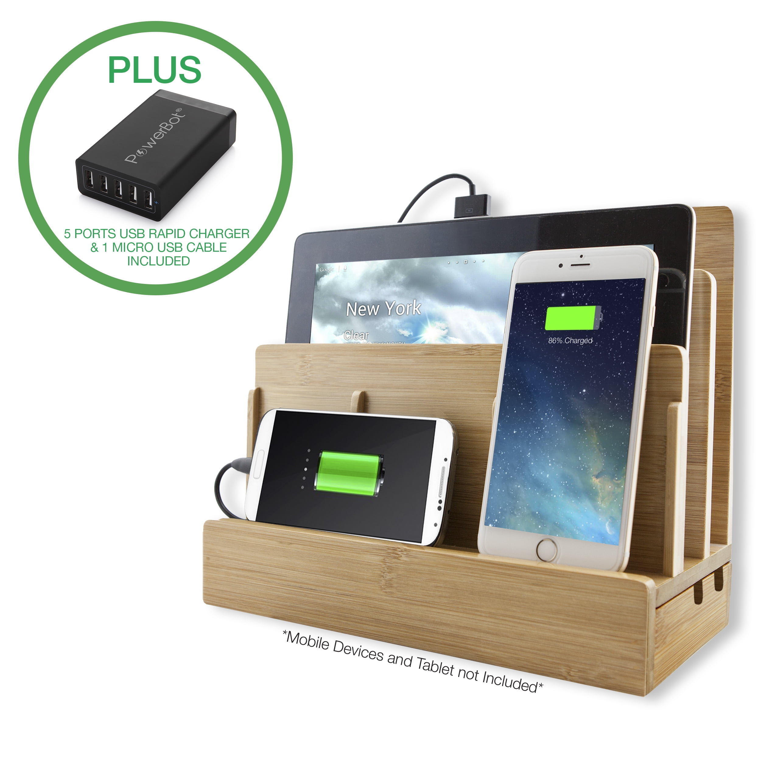 PowerBot PB5100 Bamboo Multi Charging 