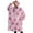Pink Christmas Tree, variant on Oversized Wearable Blanket Hoodie,Pink Christmas Tree Pattern Sherpa Blanket Hoodie with Super Pockets,Super Warm Fuzzy Pullover for Women & Men
