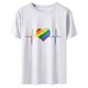 thumbnail image 1 of Camisetas con estampado de latidos del corazón y cuello redondo para mujer, blusas femeninas cómodas a la moda, Tops de San Valentín Fridja  gope2211, 1 of 6