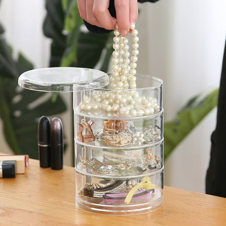 Jewelry Box Moisture-proof Space-saving Ring Earring Storage Organizer Box  Multi