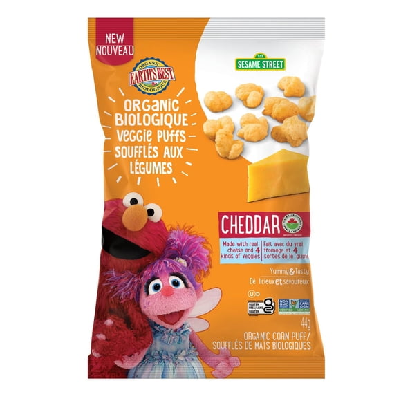 Earth's Best Organic Garden Veggie Cheddar Puffs