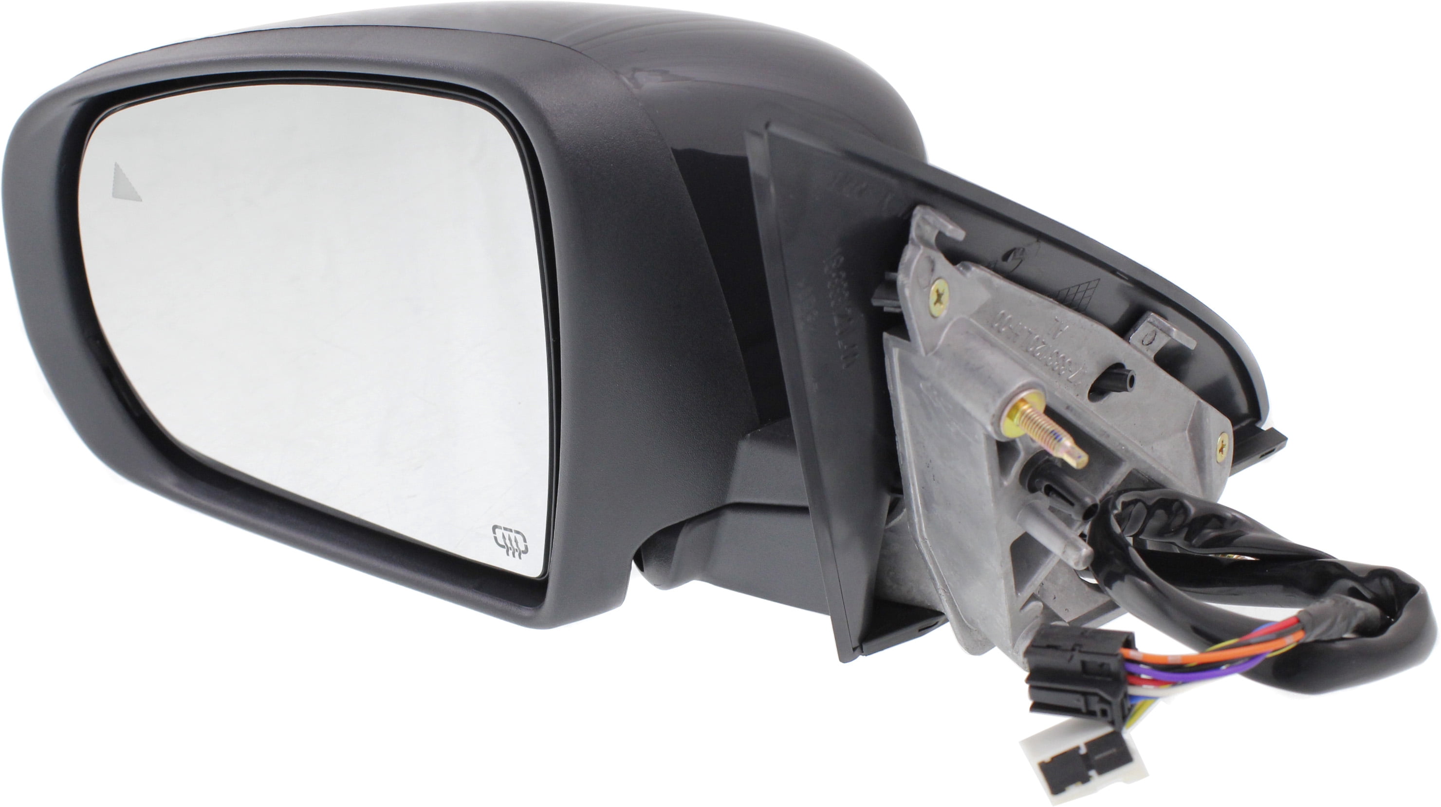 Mirror Compatible With 2014-2018 Jeep Cherokee Left Driver Side Heated Auto-Dimming w/ Blind Spot Detection in Glass In-housing Signal Light Paintable Kool-Vue