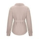 thumbnail image 4 of Puntoco Cárdigan de botones de lana informal para mujer con solapa de manga larga y abrigo de bolsillo tops Flash Picks Puntoco Puntoco-6051, 4 of 5