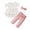 A354-Pink, variant on NIEWTR Toddler Baby Girl Summer Clothes Outfit Funny Letter T Shirt Top Short Set Infant Girl Clothes 6 12 18 months 2T 3T Shorts Set 2Pcs Summer Gift Set 18-24 Months,Pink