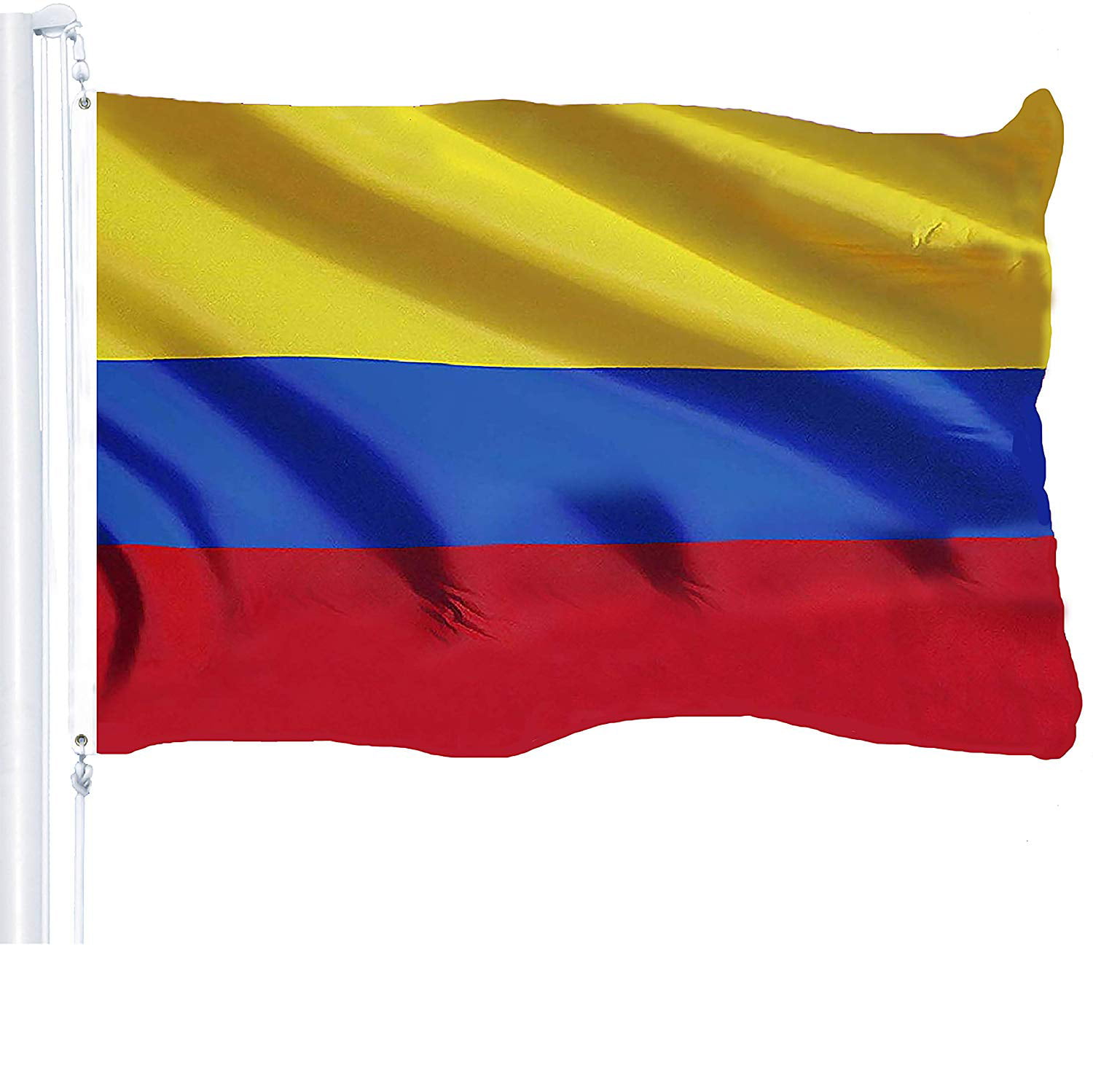 2 Eyelets Colombia 3ft x 2ft Colombian National Flag South America American 